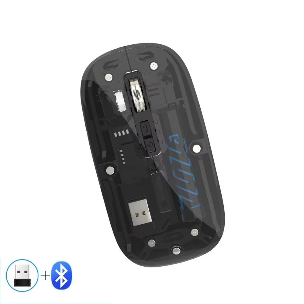 Transparent Wireless Mouse Dual Mode
