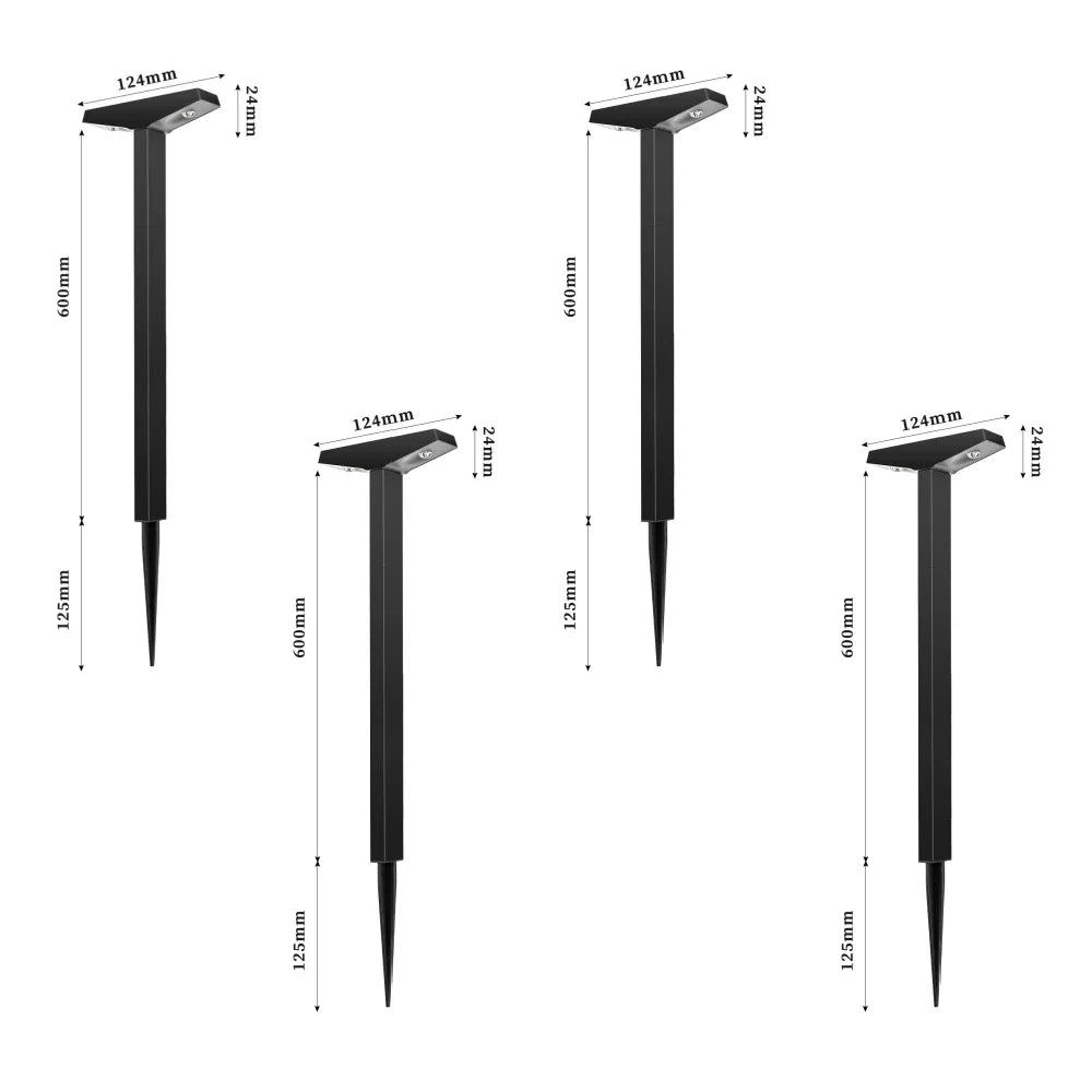 1/4 Pack Solar Pathway Lights Outdoor