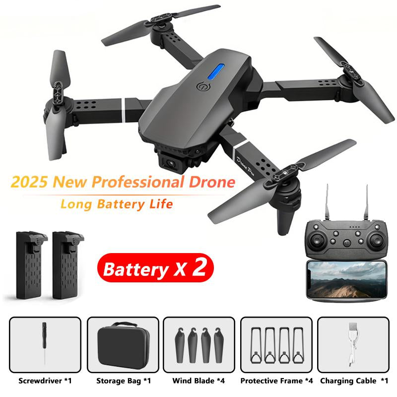E88 Foldable Remote Control Quadcopter Drone starter kit