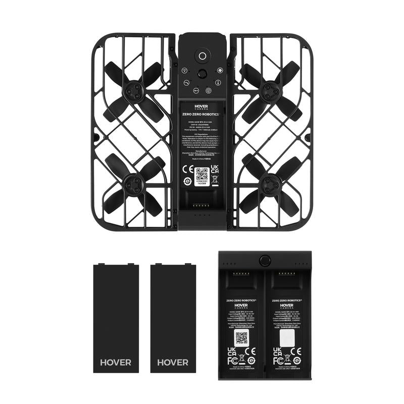 Hoverair X1 Pocket-Sized Self-Flying Camera - Lightweight Quadcopter with 5 Pre-Programmed Flights Foldable Design and 12-Month Warranty Portable Electronic Handbag Mechanical Recording Drone