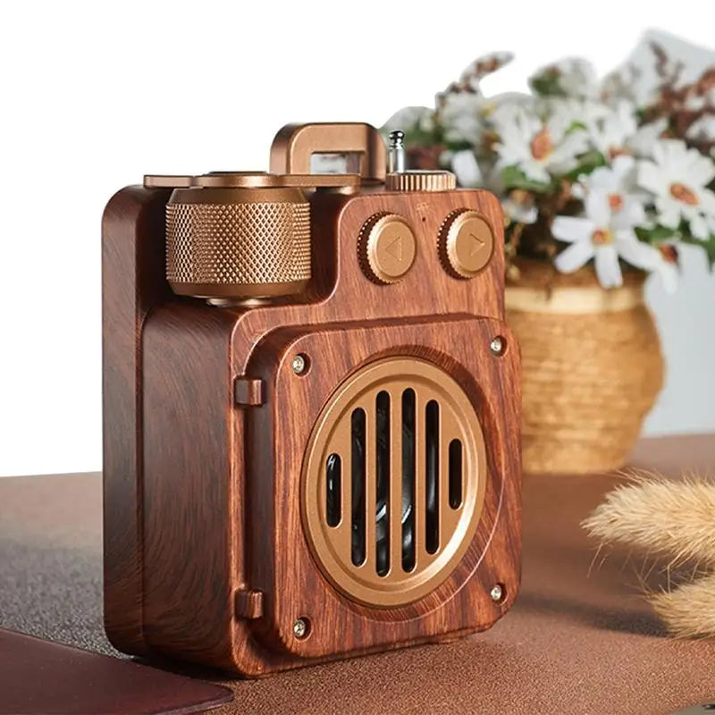 Unique Retro Radio Bluetoothcompatible Speaker