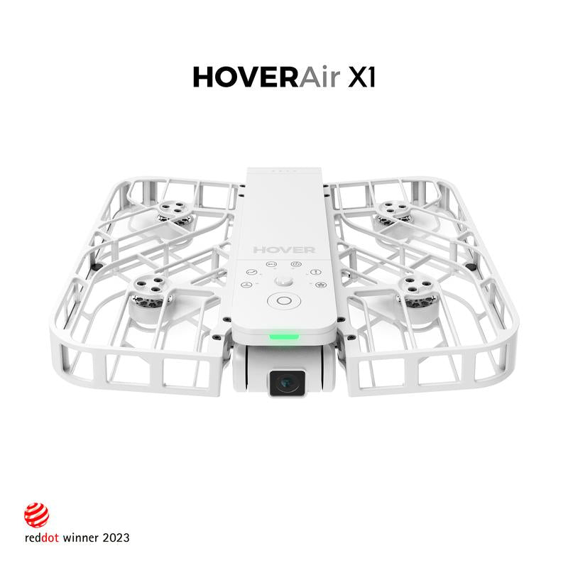 Hoverair X1 Pocket-Sized Self-Flying Camera - Lightweight Quadcopter with 5 Pre-Programmed Flights Foldable Design and 12-Month Warranty Portable Electronic Handbag Mechanical Recording Drone