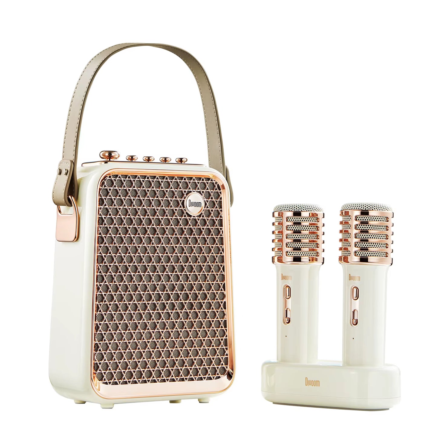 Songbird-Hq Portable Bluetooth Speaker 50W Powerful Sound with Karaoke Microphone Voice Change Mode