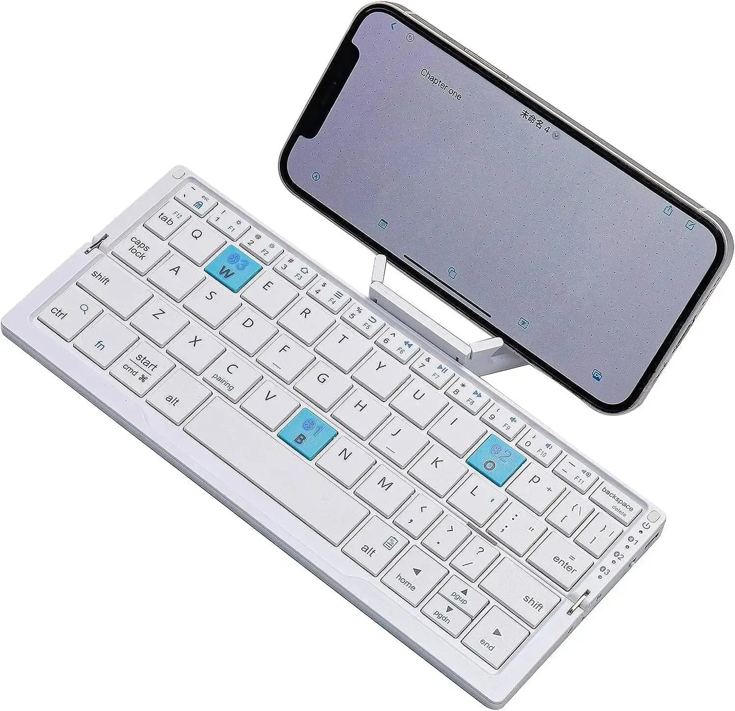 Foldable Bluetooth Keyboard + Magnetic Stand