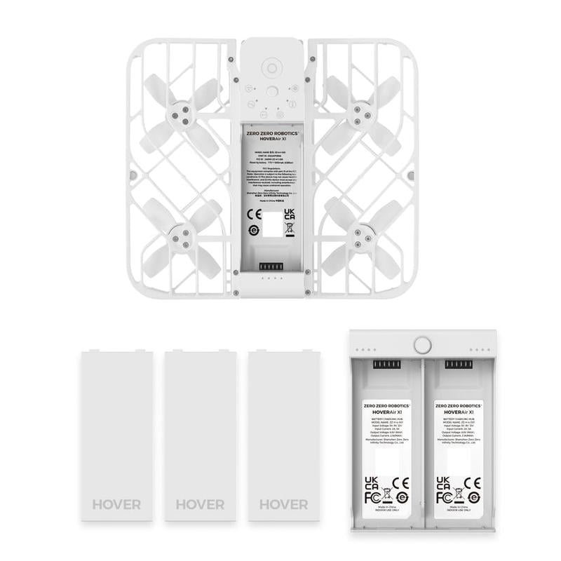 Hoverair X1 Pocket-Sized Self-Flying Camera - Lightweight Quadcopter with 5 Pre-Programmed Flights Foldable Design and 12-Month Warranty Portable Electronic Handbag Mechanical Recording Drone