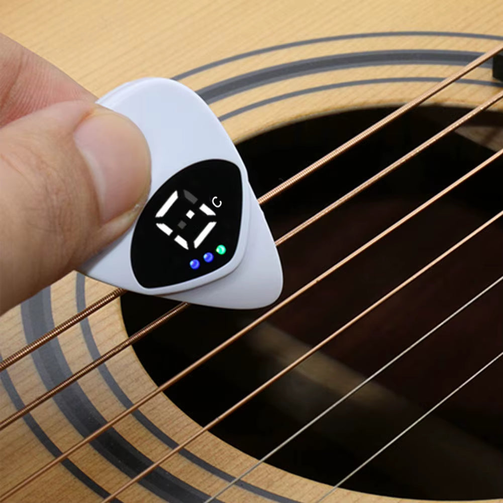 2-In-1 Guitar Pick & Tuner 