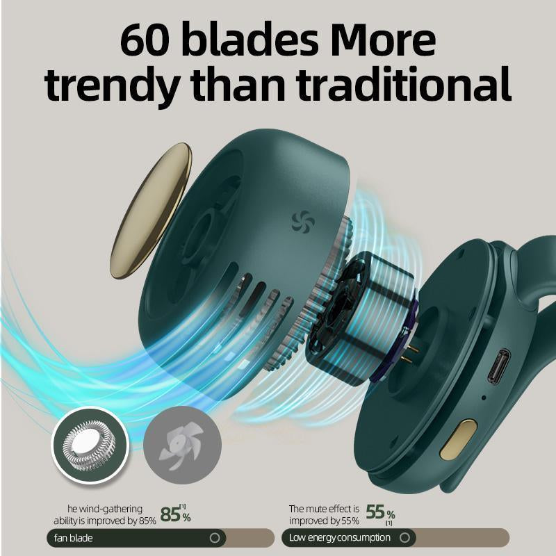 Bladeless Mini - Quiet, Three-Speed Adjustable Waist Fan