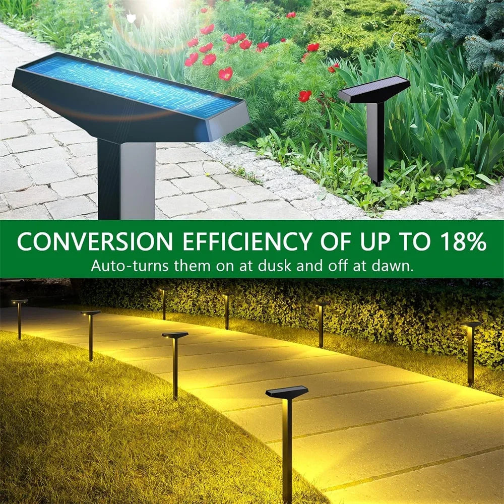 1/4 Pack Solar Pathway Lights Outdoor 