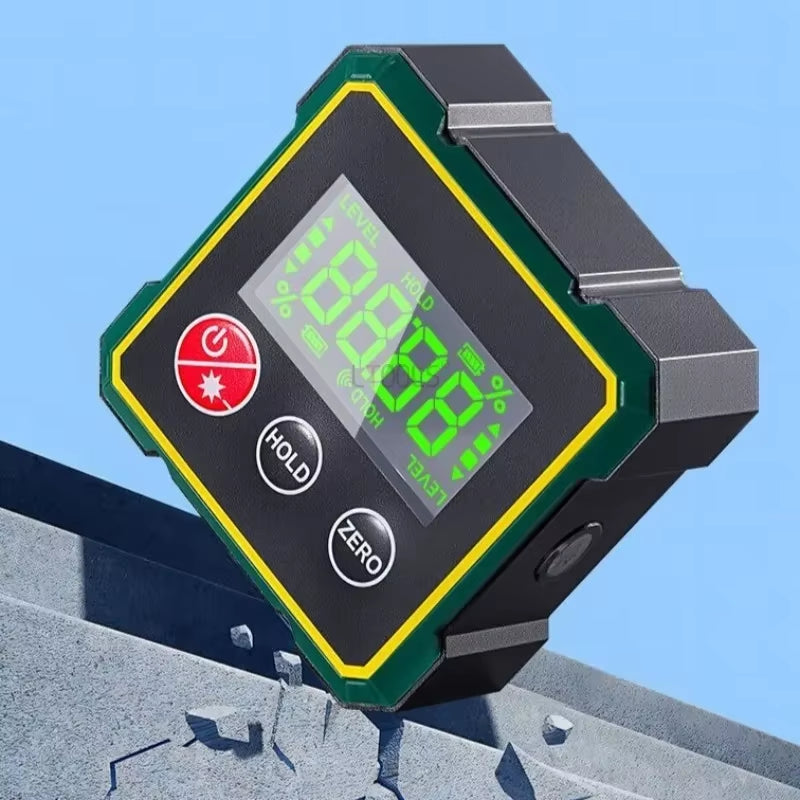 Electronic Laser Level with Digital Display, Slope Inclinometer