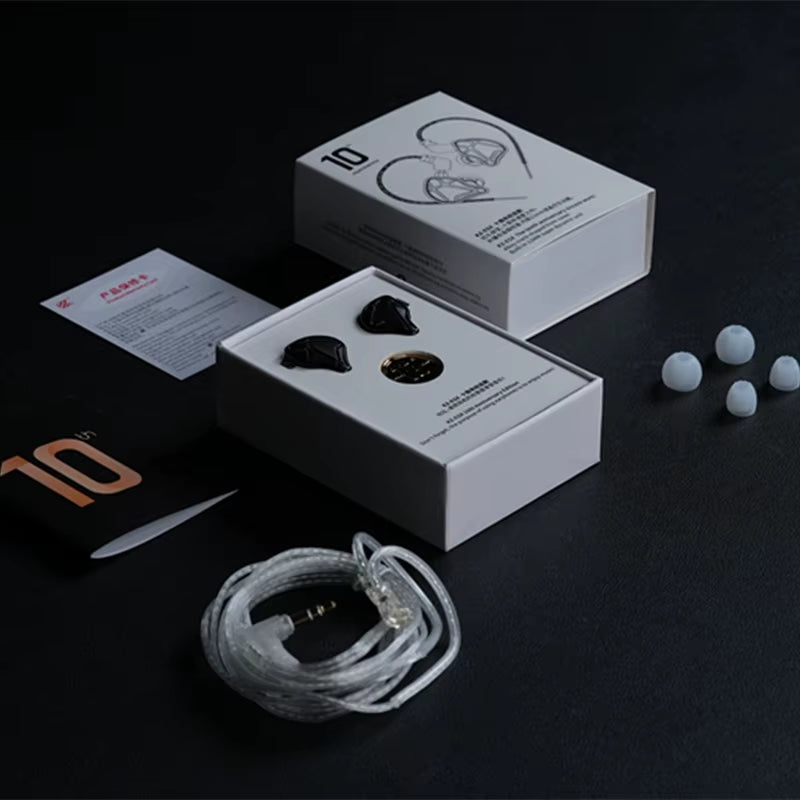 Earphone ESX 12MM Dynamic HIFI Bass Earbuds Headphone Sport Noise Cancelling Headset Wired Iems ESX Special Edition