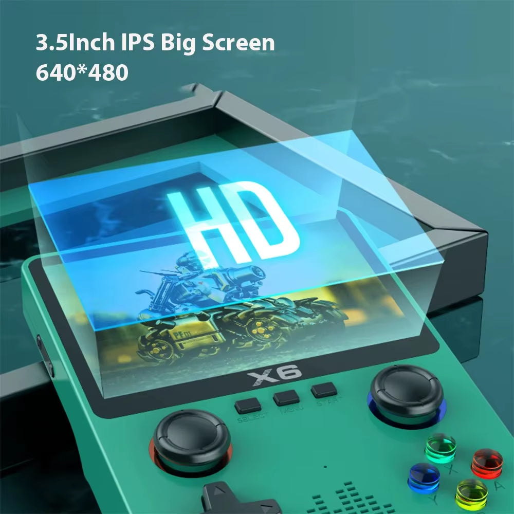 3.5 Inch X6 IPS Screen Handheld Retro Devices 