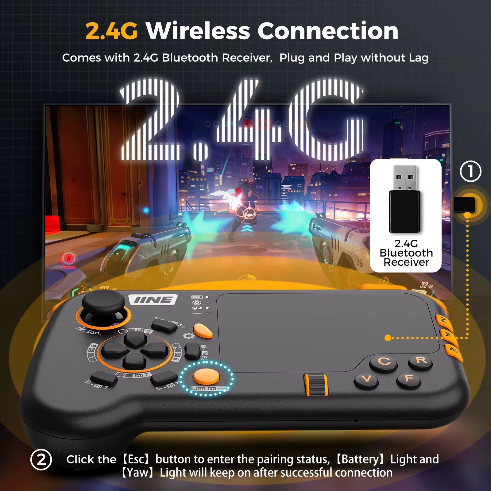 Ungrade Wireless Mouse-Pad Controller