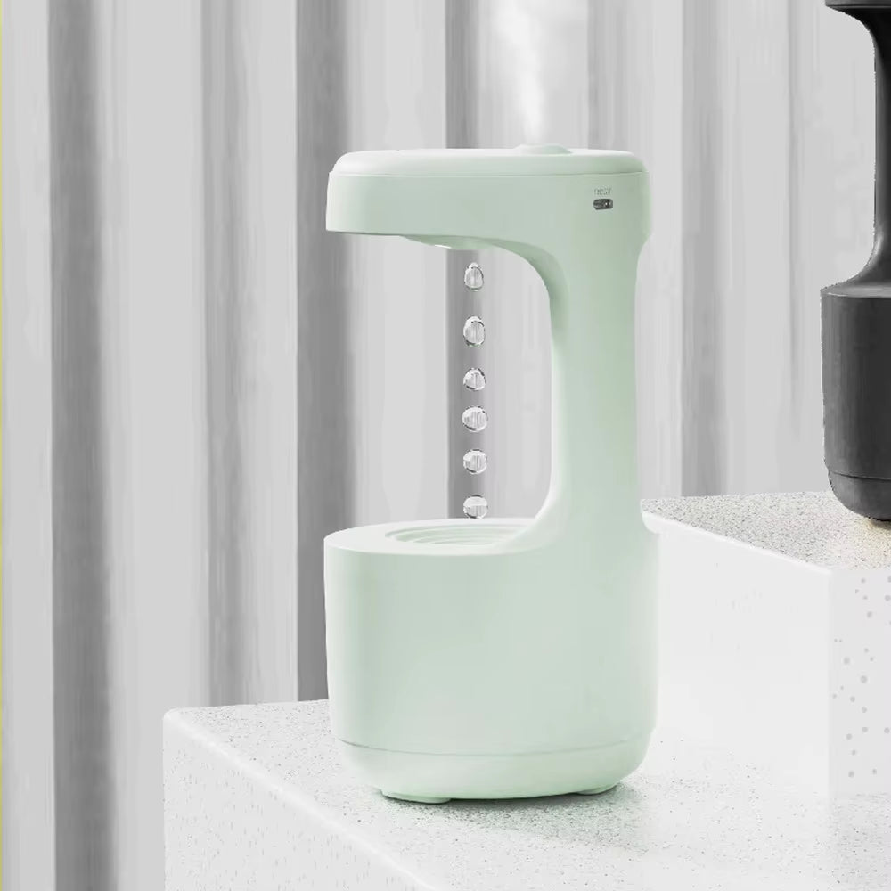 Anti Gravity Humidifier with LED Clock Display