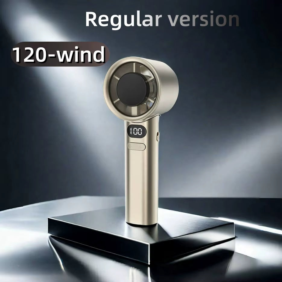 Portable 120-Speed Handheld Fan 