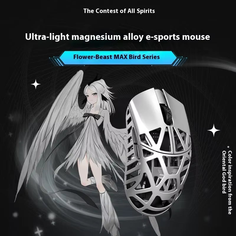 Wlmouse Beast X Max Wireless Mouse PAW3950HS Sensor Magnesium Alloy 8K FPS Gaming Mouse 