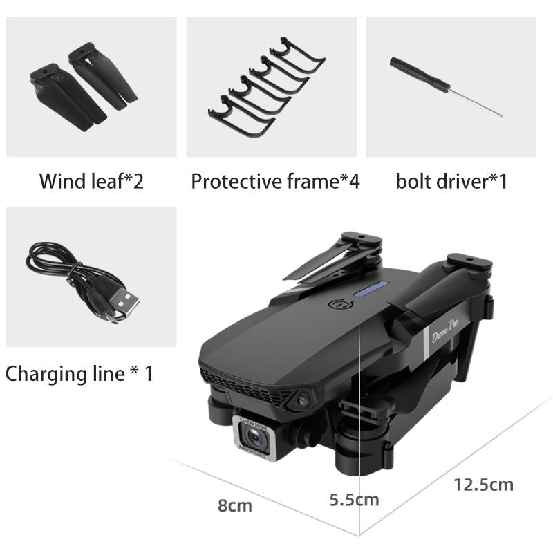 E88 Foldable Remote Control Quadcopter Drone starter kit