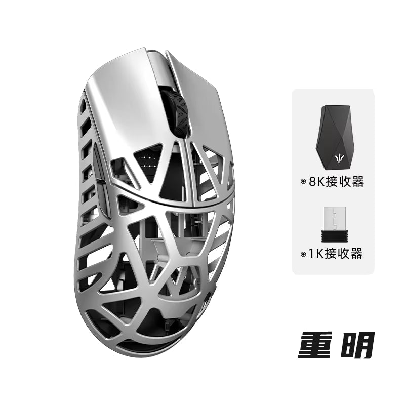 Wlmouse Beast X Max Wireless Mouse PAW3950HS Sensor Magnesium Alloy 8K FPS Gaming Mouse 