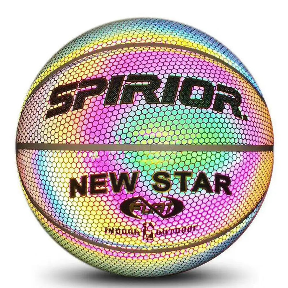 Reflective Basketball Balls Size 7 Wear-Resistant Luminous 