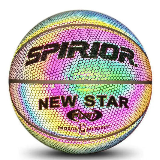 Reflective Basketball Balls Size 7 Wear-Resistant Luminous 