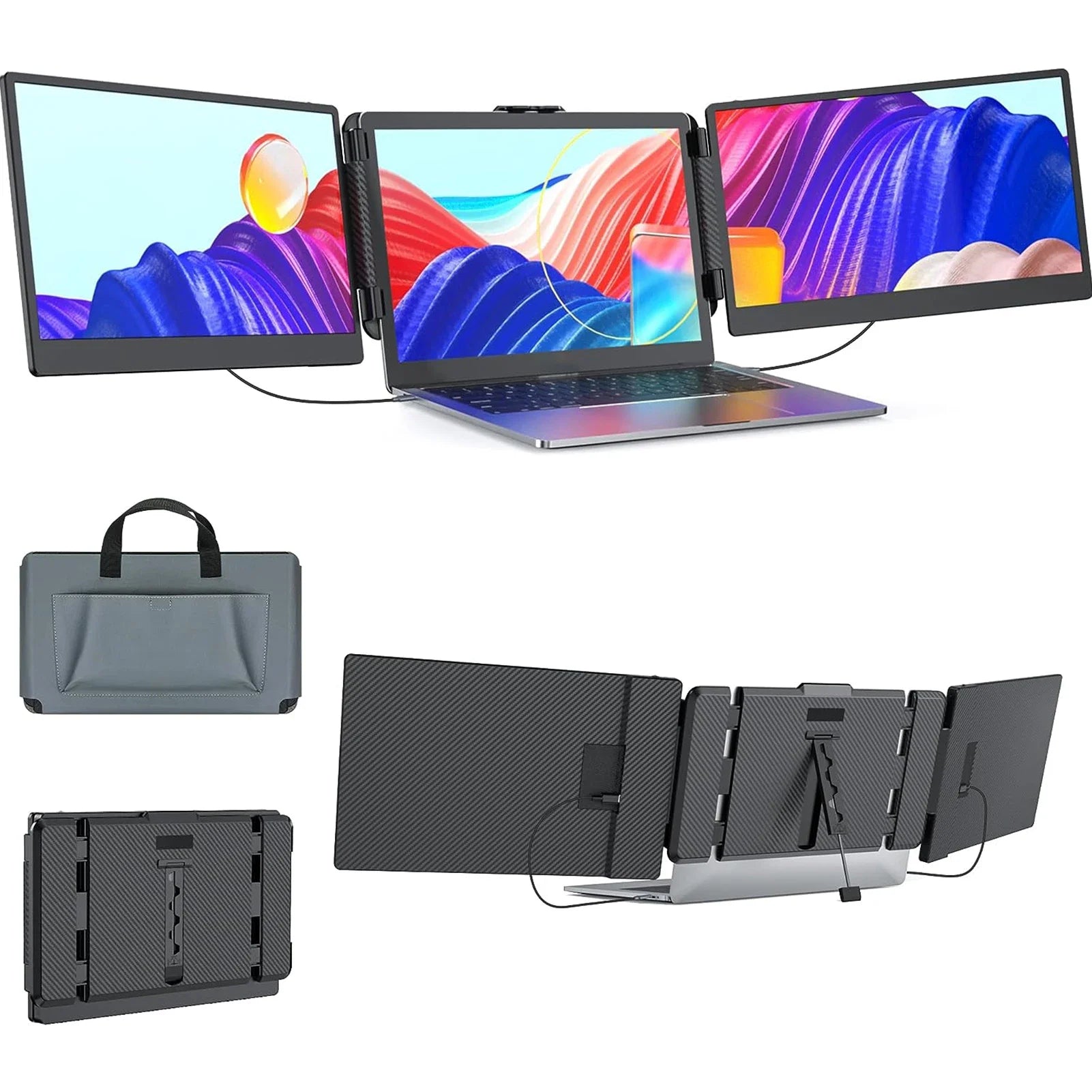 14 Inch Laptop Single/Dual Monitor Extender Display Type-C