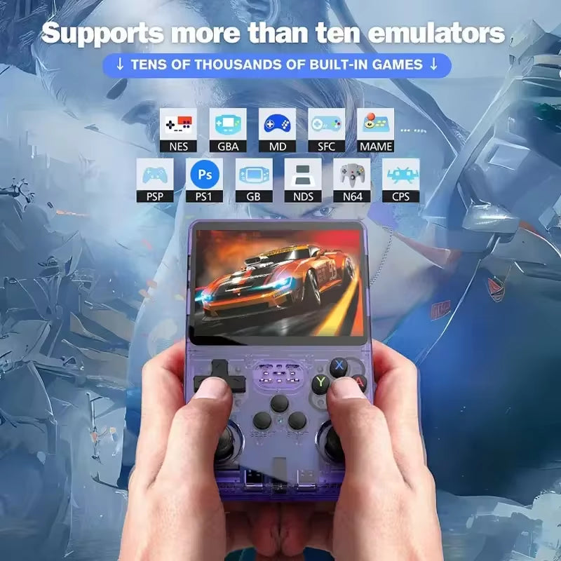 R36S Retro Game Console Linux System 3.5 Inch IPS Screen 