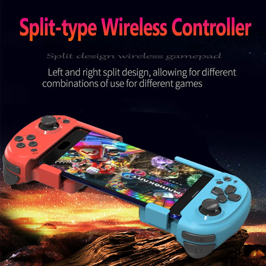 Mocute 061 Wireless Gamepad Wireless Left Right Split Game Controller Bluetooth Gaming Joystick for Android for IOS for PC
