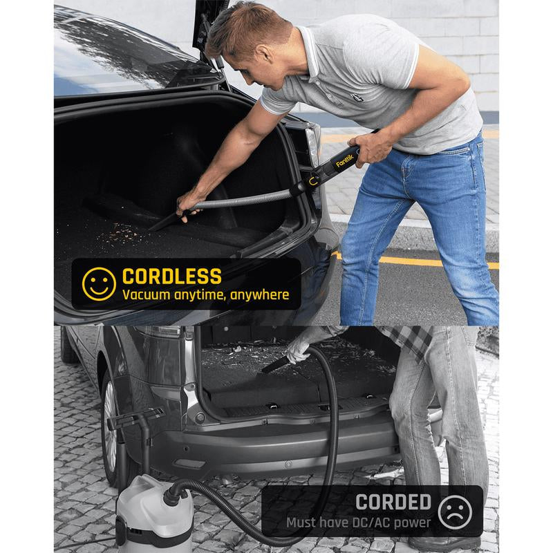 Fanttik Slim V8 Mate/V8 Apex Cordless Car Vacuum High Power, 12000Pa/30Aw