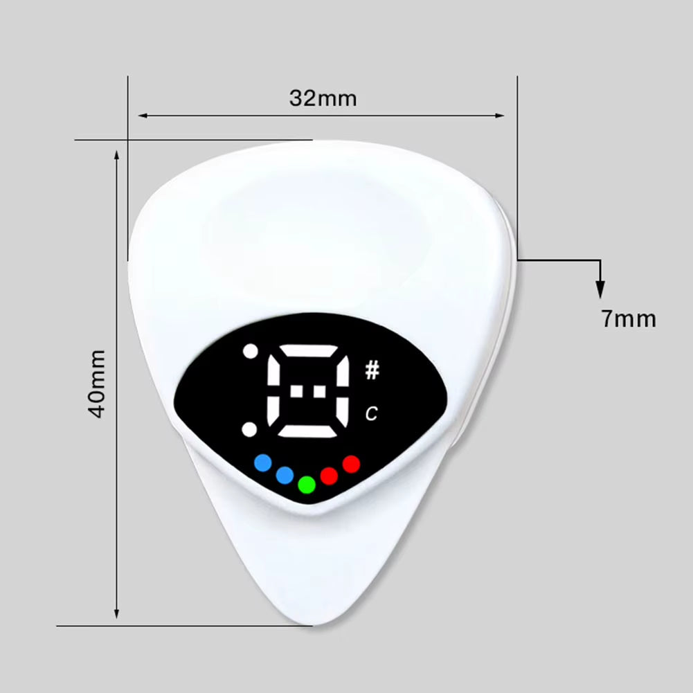 2-In-1 Guitar Pick & Tuner 