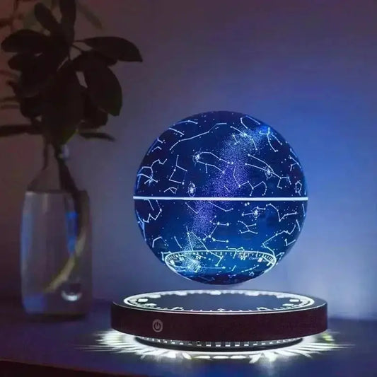 Automatic Spinning Globe Magnetic Levitation Decoration Modern Home Accessories Automatic LED Floating Moonlight Lamp Novelty