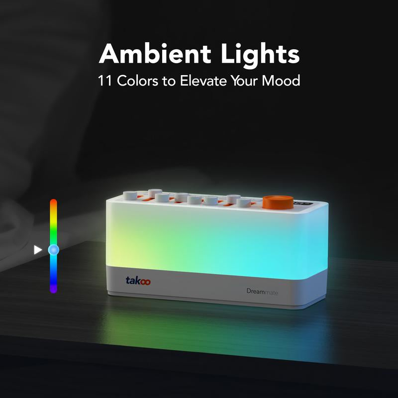 [Limited Stock] TAKOO 3-In-1 Sound Machine/Bluetooth Speaker/Night Light