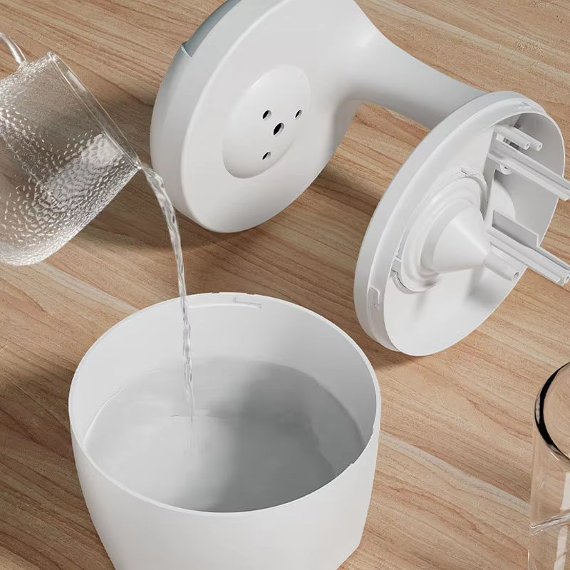 Anti Gravity Humidifier with LED Clock Display