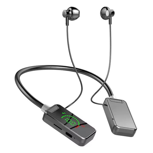 24H Play Time Stereo Sound Bluetooth Earphones LED Display Earbud Wireless Headphones Sports Waterproof Neckband Headset