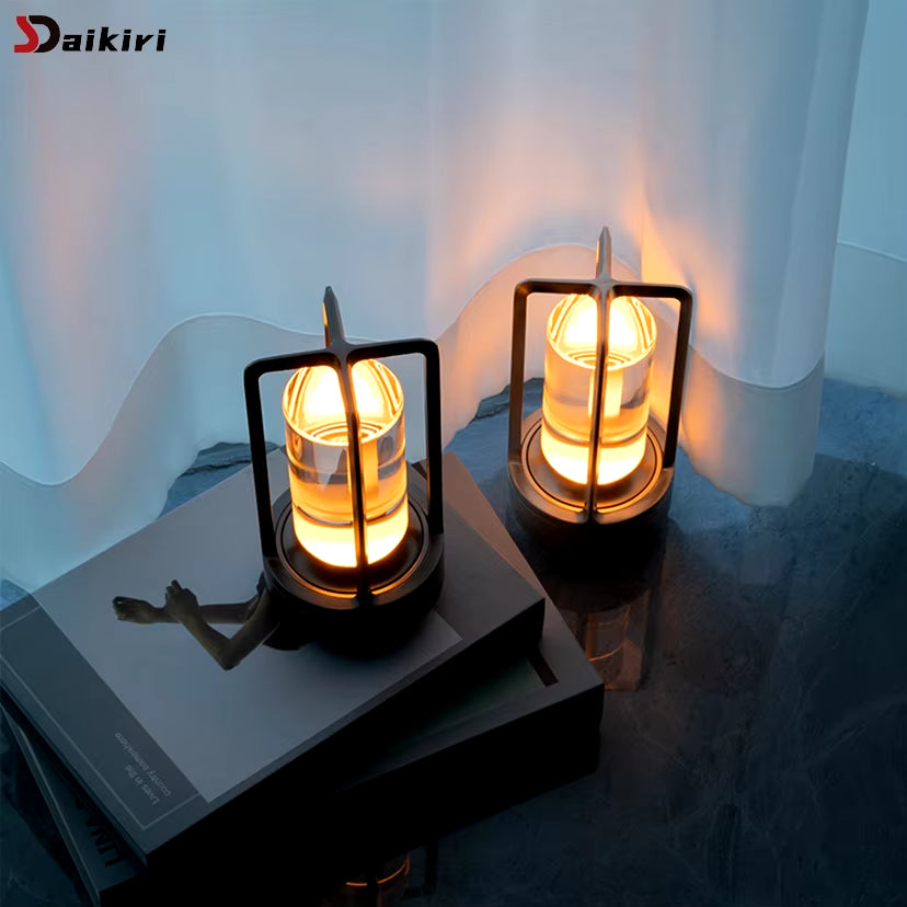 Aluminum Alloy Crystal Lamp LED Rechargeable
