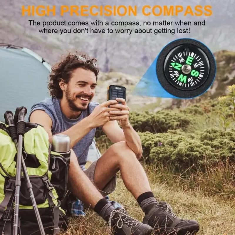 LOZE 10000Mah Solar Power Bank 