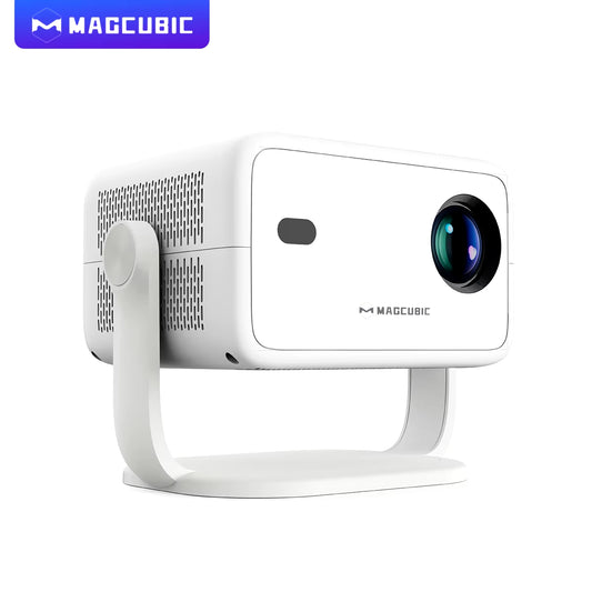 Native 1080P 650ANSI 4K Android 11 L018 360° Projector with Auto Keystone Focus Air Mouse Wifi6 BT5.2 Portable 
