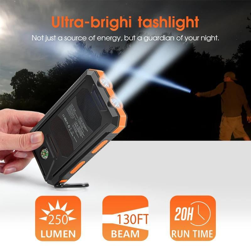 LOZE 10000Mah Solar Power Bank 