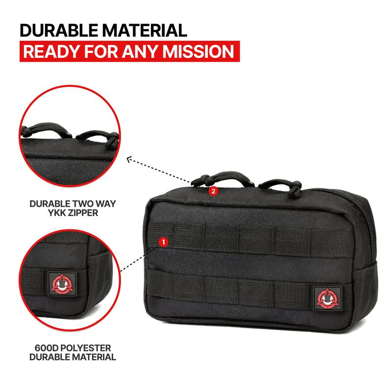 Orca Tactical Horizontal Multi-Purpose Molle Admin Pouch 