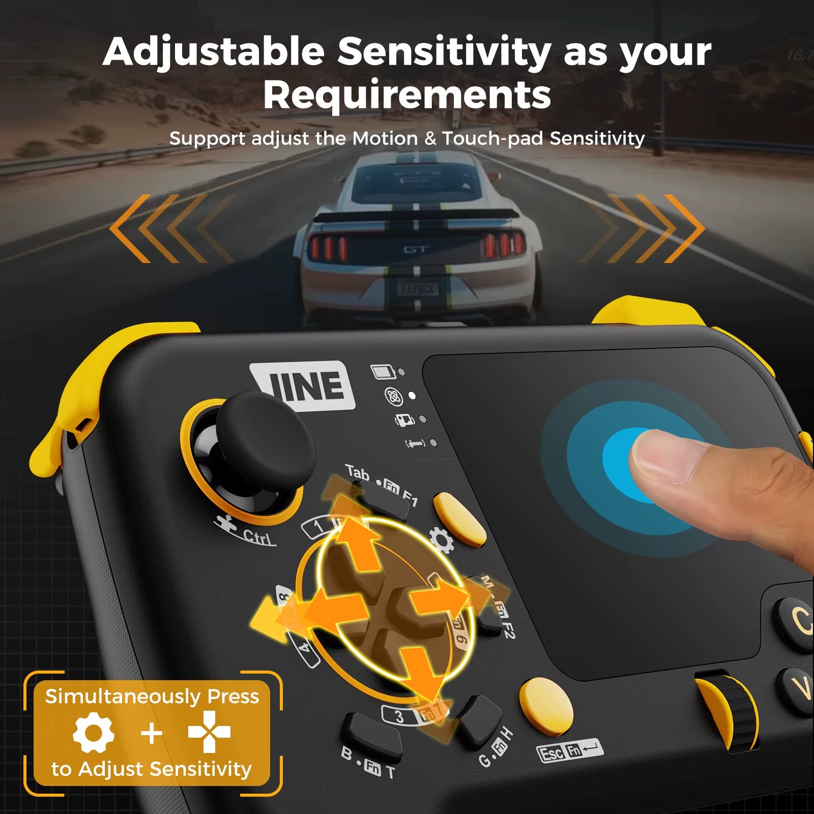 Ungrade Wireless Mouse-Pad Controller