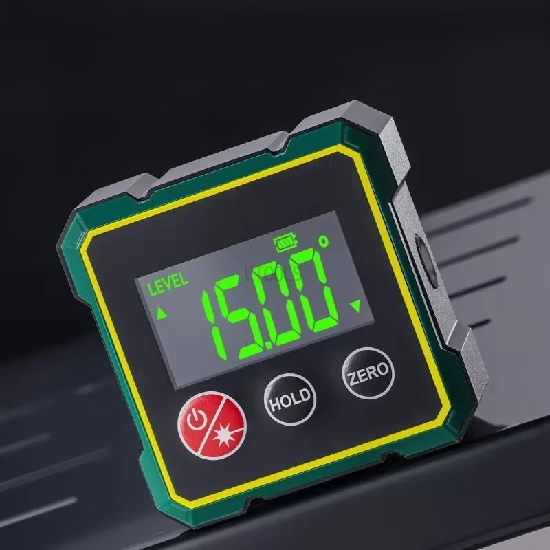 Electronic Laser Level with Digital Display, Slope Inclinometer