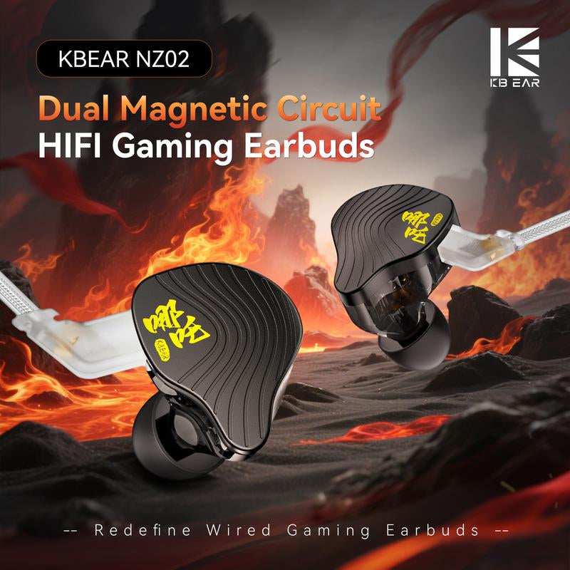 KBEAR Nezha-Nz02 Wired Gaming Earbuds