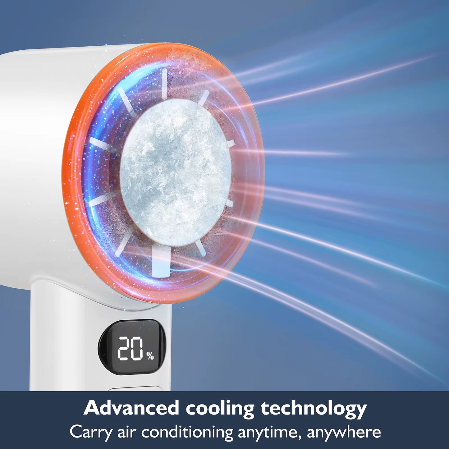 Portable 120-Speed Handheld Fan 