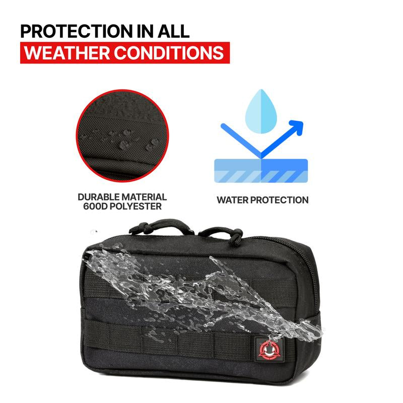 Orca Tactical Horizontal Multi-Purpose Molle Admin Pouch 