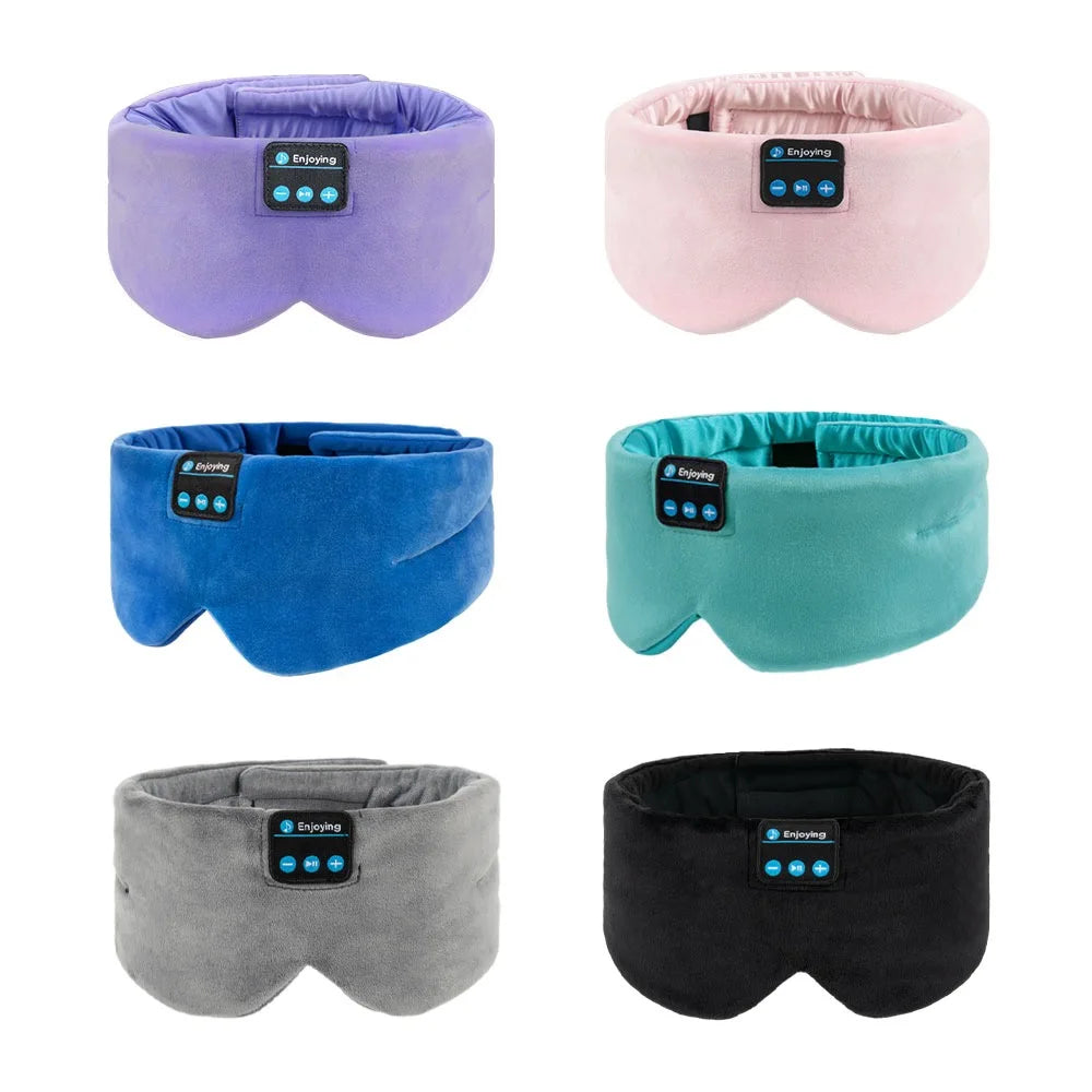 Soft Sleep Mask Bluetooth Wireless Headphones