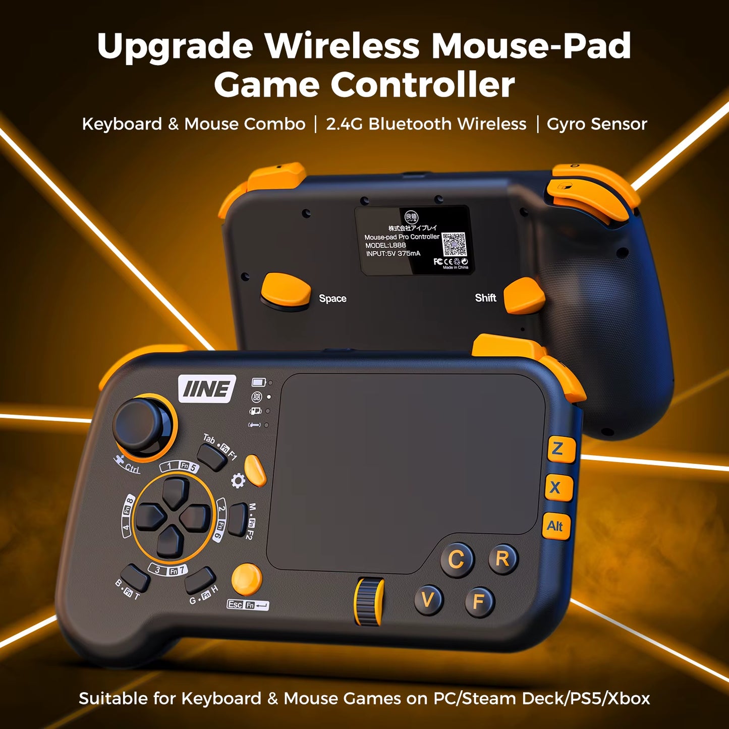 Ungrade Wireless Mouse-Pad Controller
