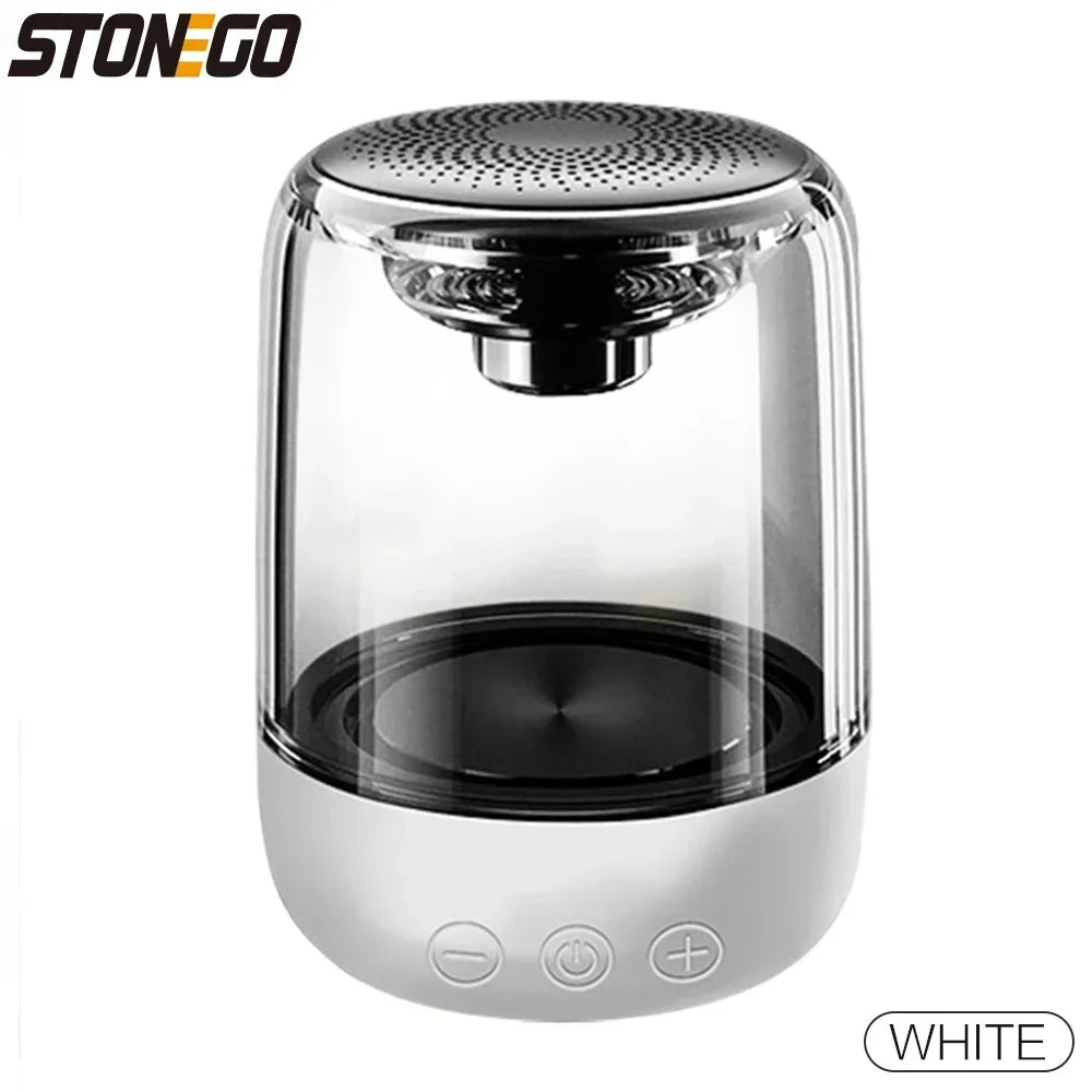 1PC Punk Style Dual Speakers Transparent  (TWS Bluetooth)