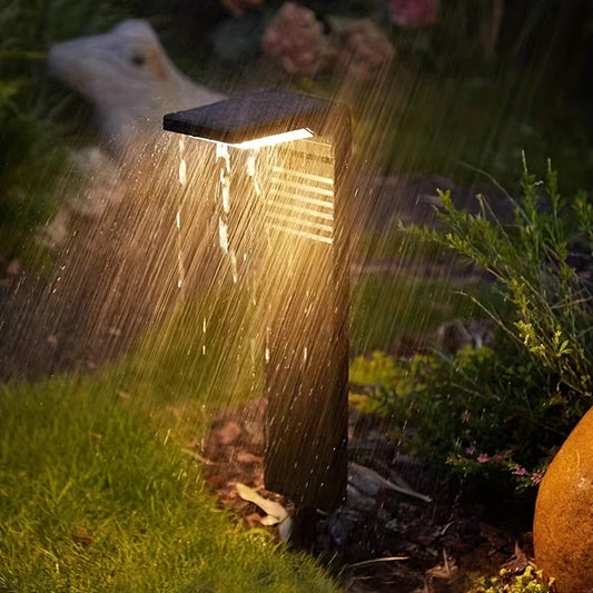 Solar Powered Waterproof LED Light for Yard Walkway 