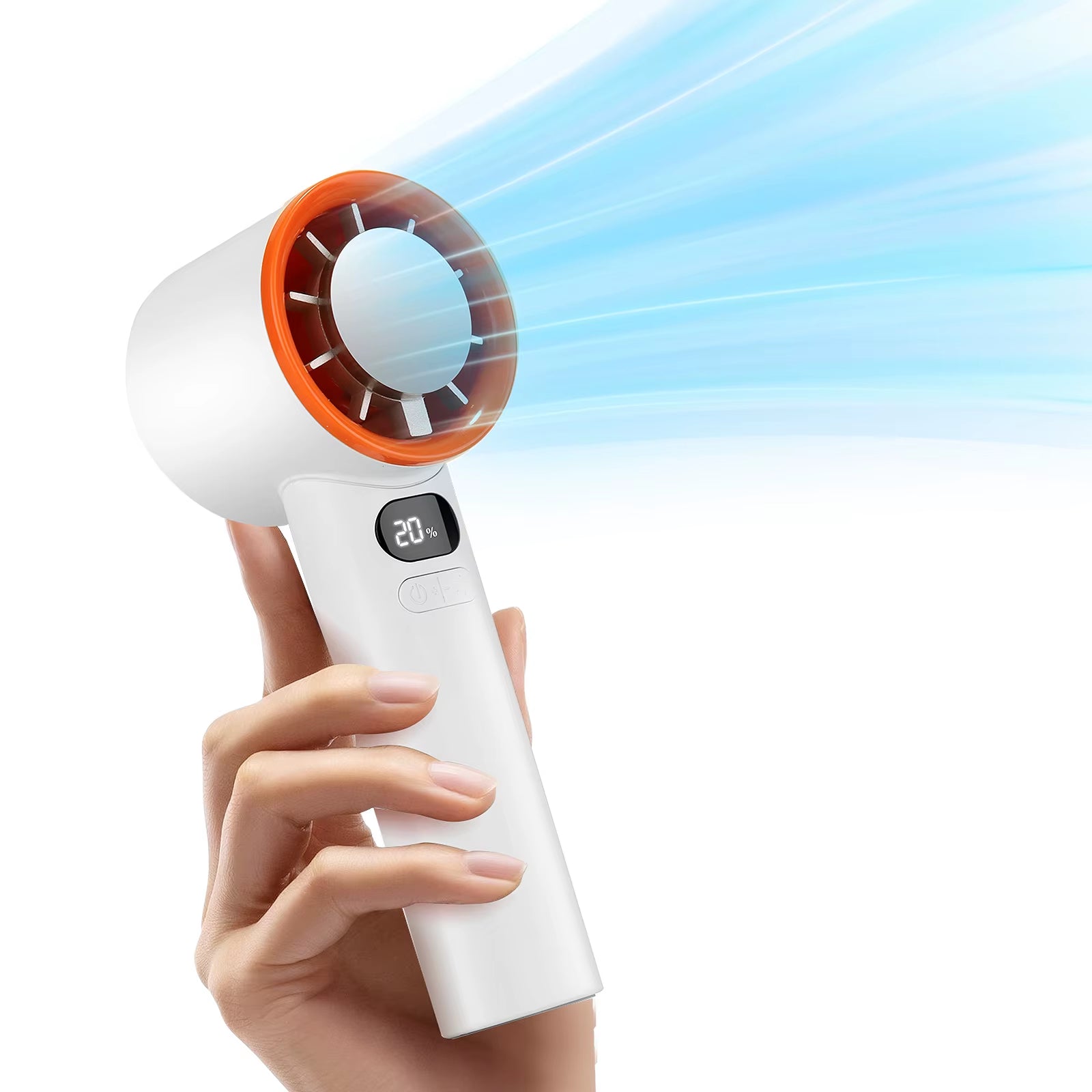 Portable 120-Speed Handheld Fan 