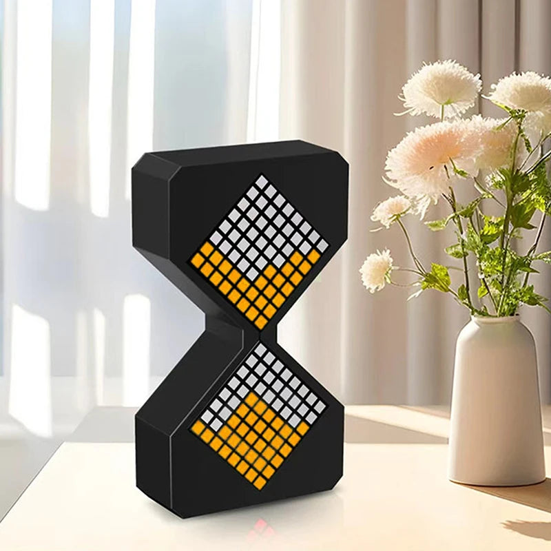 DIY Digital Hourglass Timers Birthday Gift Toys LED Electronic Hourglass Cyber Style Home Decoration Birthday Christmas Gift
