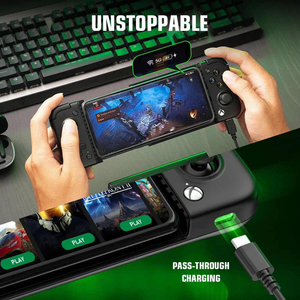 X2 Pro Xbox Gamepad Android Type C Mobile Game Controller for Xbox Game Pass Xcloud STADIA Geforce & Luna Cloud Gaming