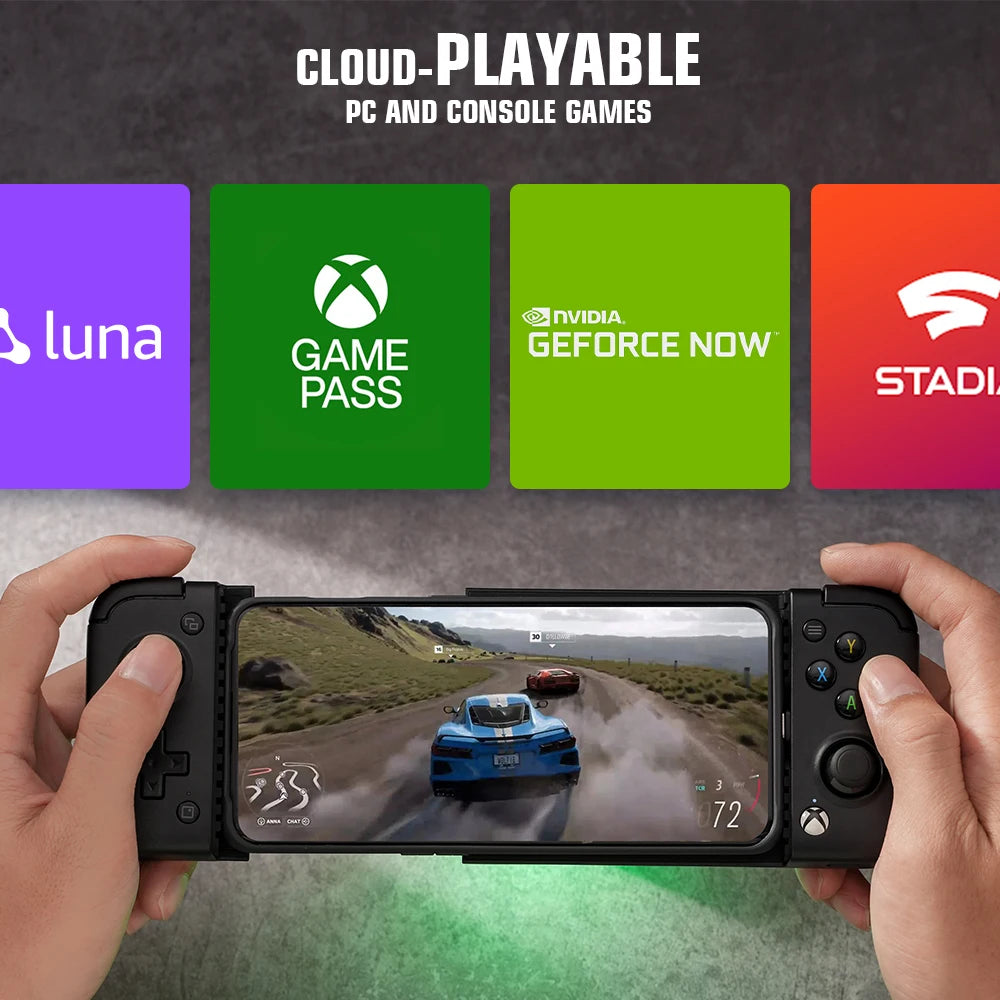 X2 Pro Xbox Gamepad Android Type C Mobile Game Controller for Xbox Game Pass Xcloud STADIA Geforce & Luna Cloud Gaming